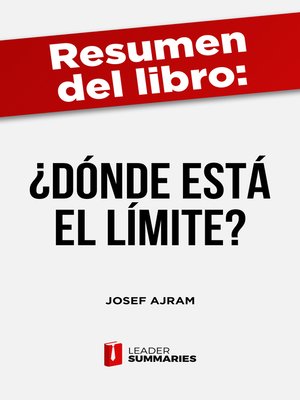 cover image of Resumen del libro "¿Dónde está el límite?" de Josef Ajram